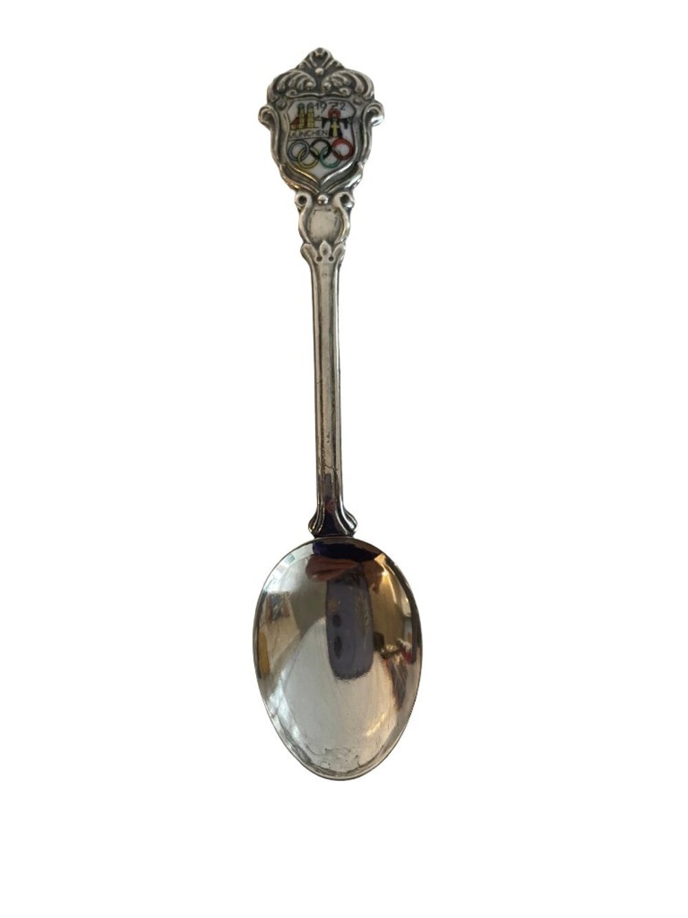 Vintage Munich 1972 Olympics Souvenir Silver Spoon